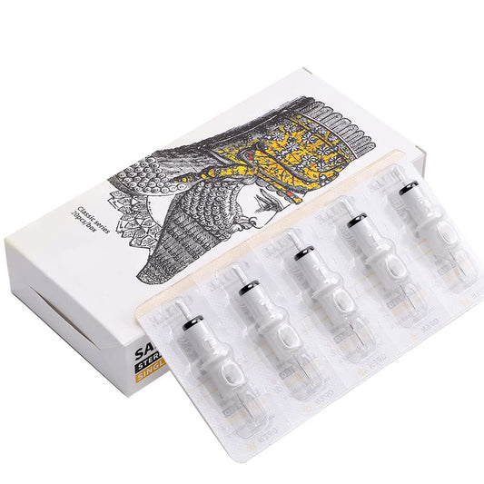 OTBK Tattoo Cartridge Needles（20pcs）,15RM Tattoo Cartridges Professional Disposable Tattoo Needle Cartridge Sterilized Tattoo Needles Safe Cartridge Needles(1215RM)