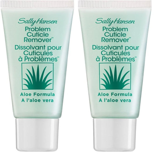 Sally Hansen Nail Treatment Problem Cuticle Remover™ | Eliminates Thick & Overgrown Cuticles | pH-Balanced Formula Infused with Aloe Vera-| Gently Soothes & Conditions Cuticles,(Pack of 2)