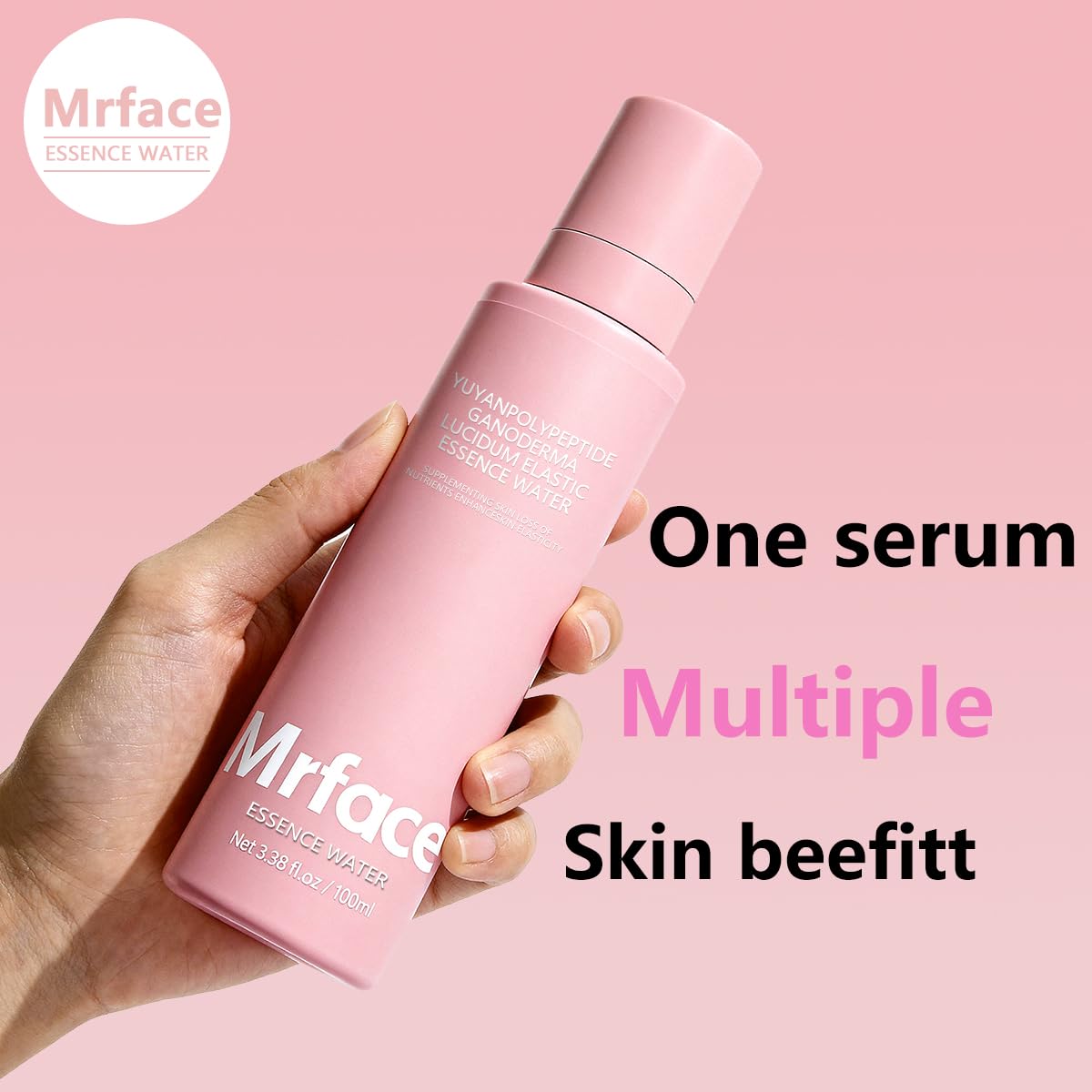 MRFACE Multi-Antioxidant Serum, Polypeptide & Ganoderma Lucidum, Anti Aging Serum for Face, Brighten, Skin Repair Moisturizer, 3.38 Fl Oz
