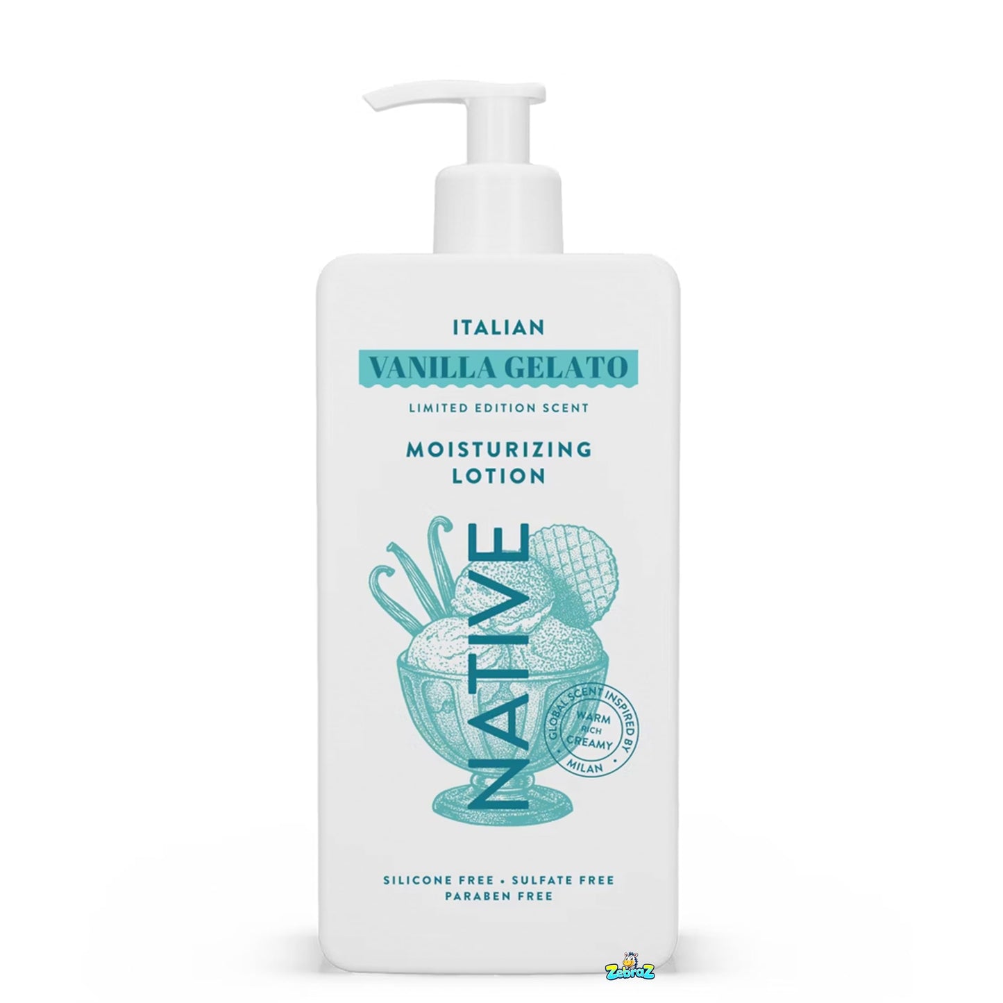 Native Limited Edition Global Flavors Hand & Body Lotion - Italian Vanilla Gelato - 16.5 fl oz - Pack Of 02