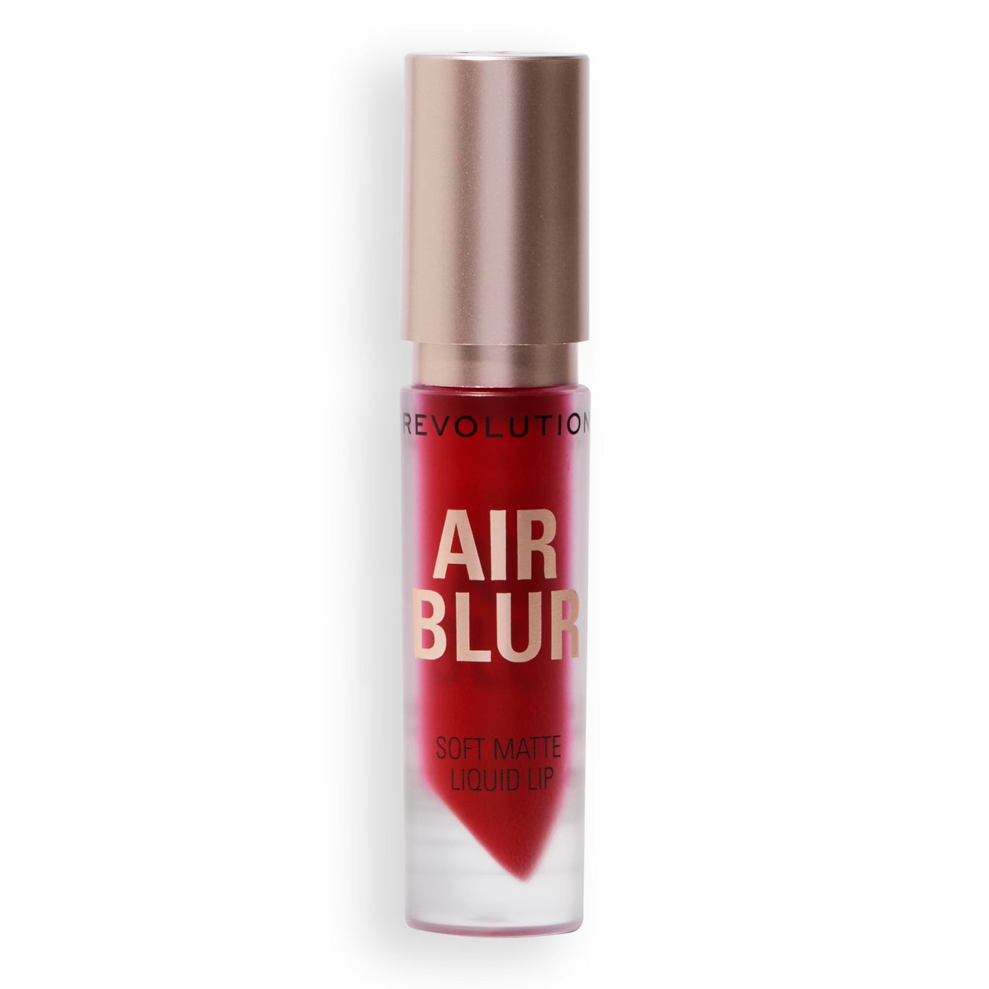Revolution Beauty London, Air Blur Matte Liquid Lipstick, Long-Lasting Lip Color, Face Makeup, Vegan & Cruelty-Free, Fiery Red, 0.11 fl oz