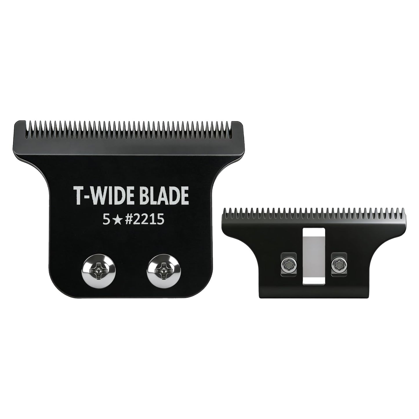 Black 2215 Replacement T Wide Blades for Wahl 5 Star Detailer Li Trimmer