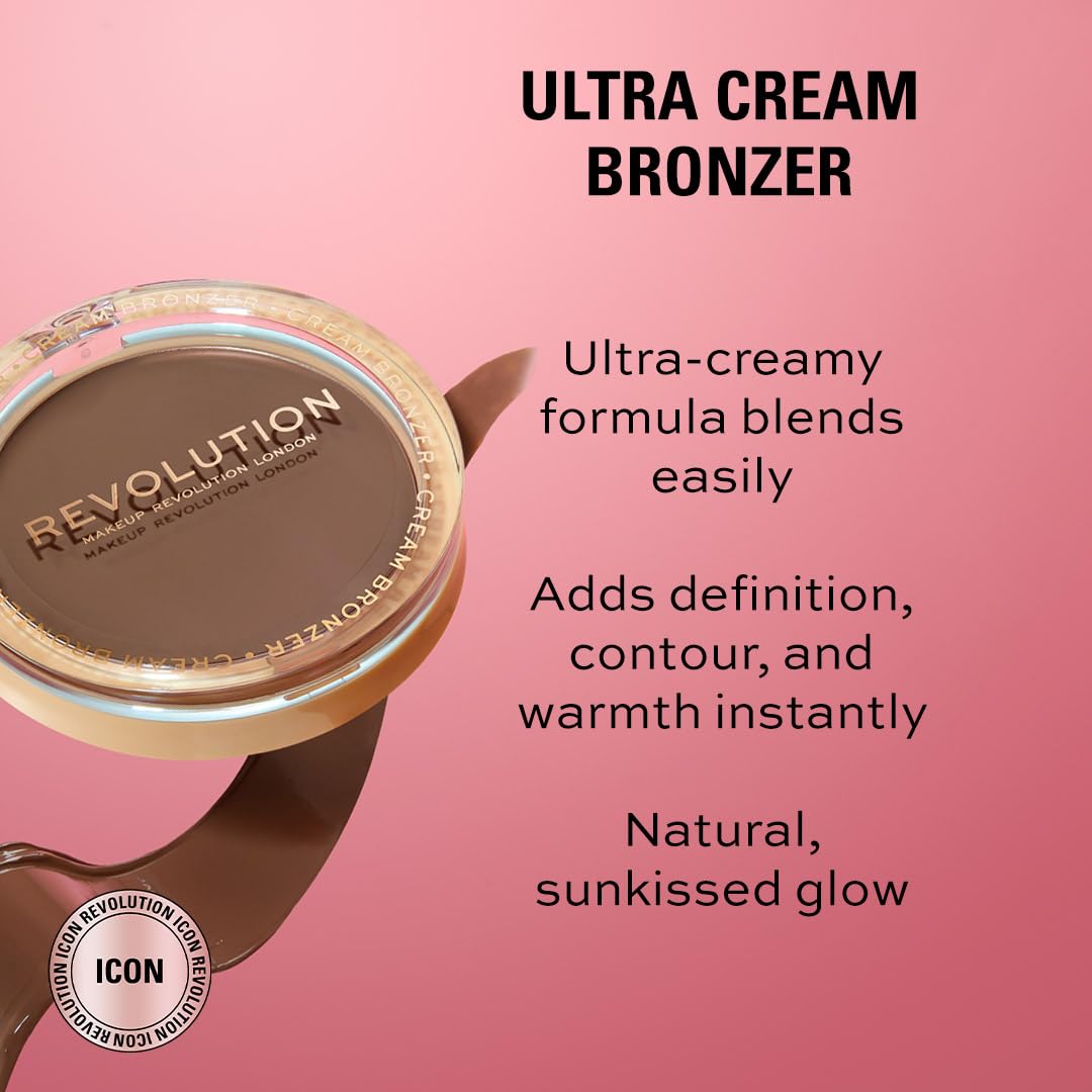 Ultra Cream Face Bronzer - Buildable & Blendable Vegan Contour | Medium 0.24 oz