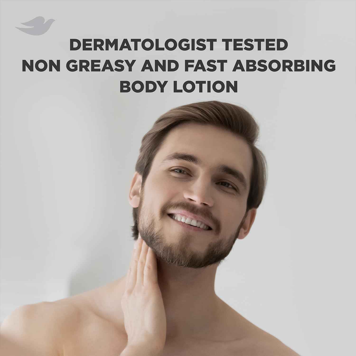 Dove Hand & Body Lotion, Men+Care Value Pack – Everyday Skin Comfort Formula with Shea Butter & Jojoba Oil, Refreshing Lotion for Dry Skin, 13.5 Fl Oz (Pack of 2)