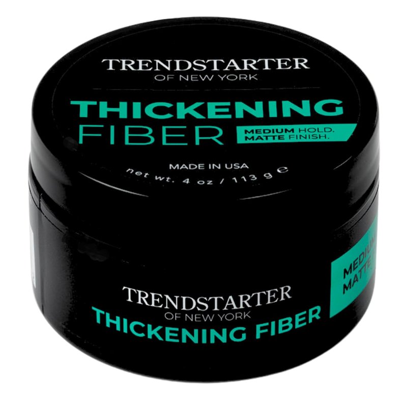 Thickening Fiber Hair Clay Pomade - Medium Hold, Matte Finish | 4oz Water-Based Styling Product
