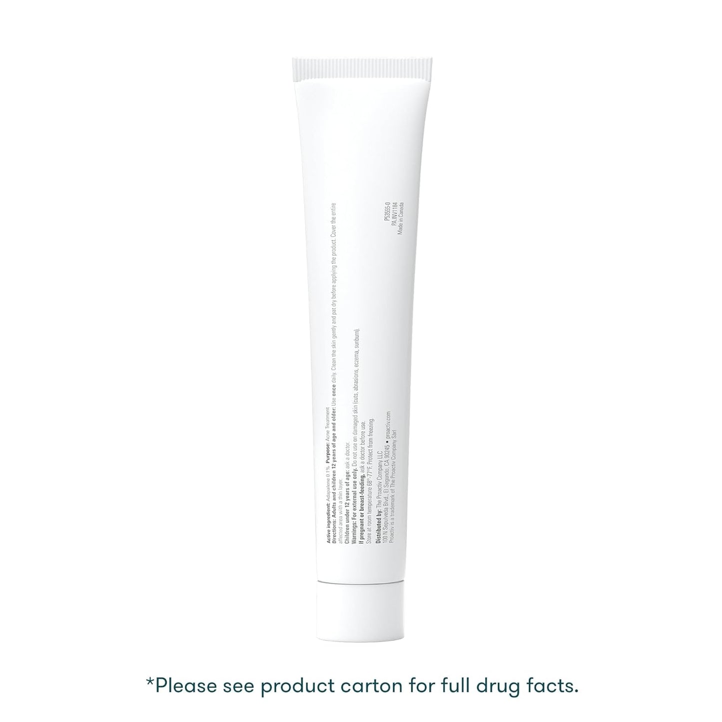 ProactivMD Adapalene Gel Acne Treatment - Prescription Strength Retinoid for Face & Body Acne | 1.6 Oz, Paraben Free
