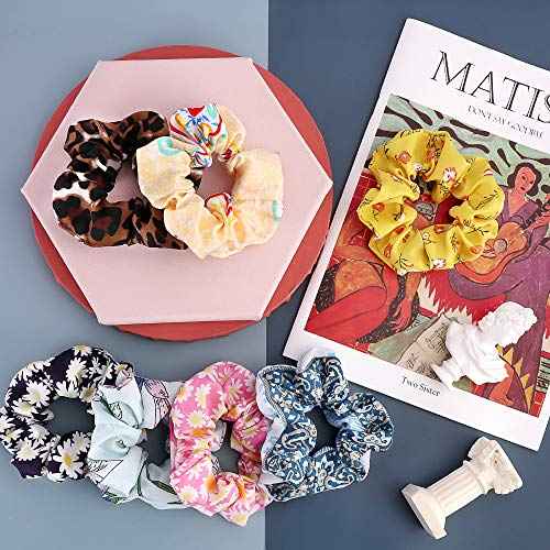 Cehomi 65 Pcs Velvet Hair Scrunchies Hair Bands for Women or Girls,Elastic Soft Ponytail Holder Hair Ties for Birthday, Party, Thanksgiving, Christmas