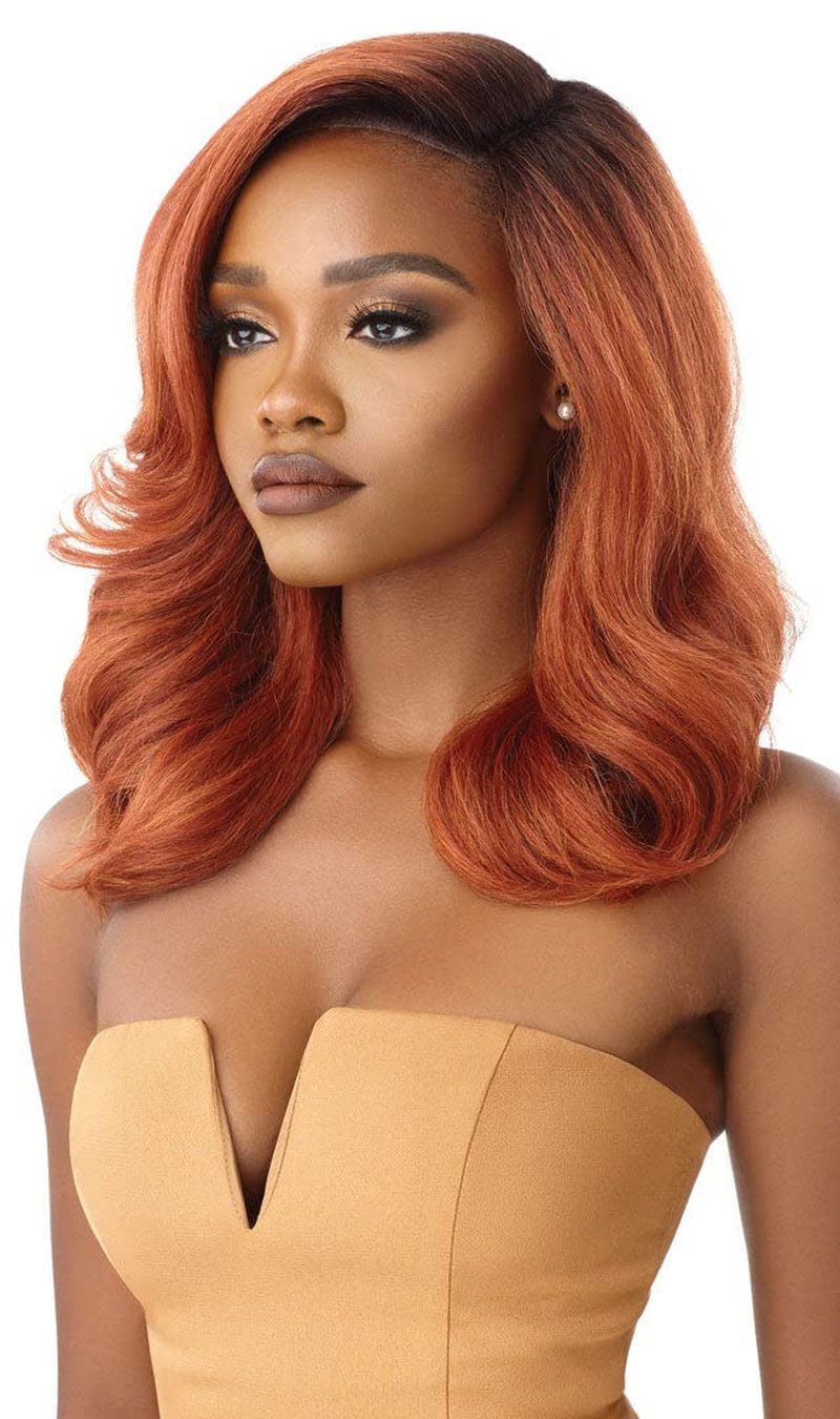 Neesha Lace Front Wig - Soft & Natural Look - DRFF Sunkiss Brown | Comfortable Fit, Easy Styling