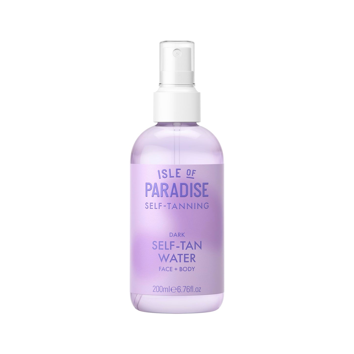 Isle of Paradise Self Tanning Water- Dark, Clear Self Tan Mist, Transfer-Proof Formula for Face & Body, Vegan & Cruelty-Free, Streak-Free Application, Non-Comedogenic 6.76 fl oz.