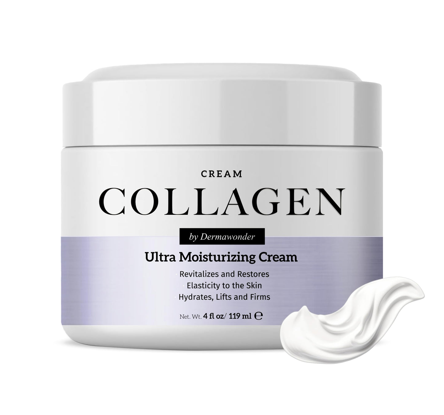 Collagen Face Moisturizer, Ultra Moisturizing Cream for Face, Body & Hands, 24 hours Moisturization, Avoids Wrinkles & Improves the Firmness and Elasticity of the Skin - 120 ml - Pack of 1