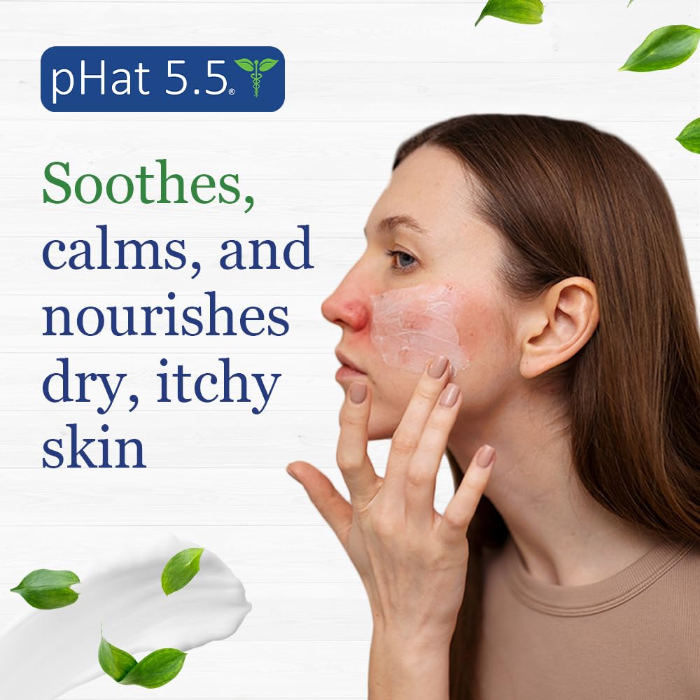 pHat 5.5 Body Cream & Moisturizer for Dry Skin – Anti Redness Face Cream & Lotion for Sensitive Skin – Dry Skin Moisturizer & Itchy Skin Relief Cream – Hydrating Cream (8oz)