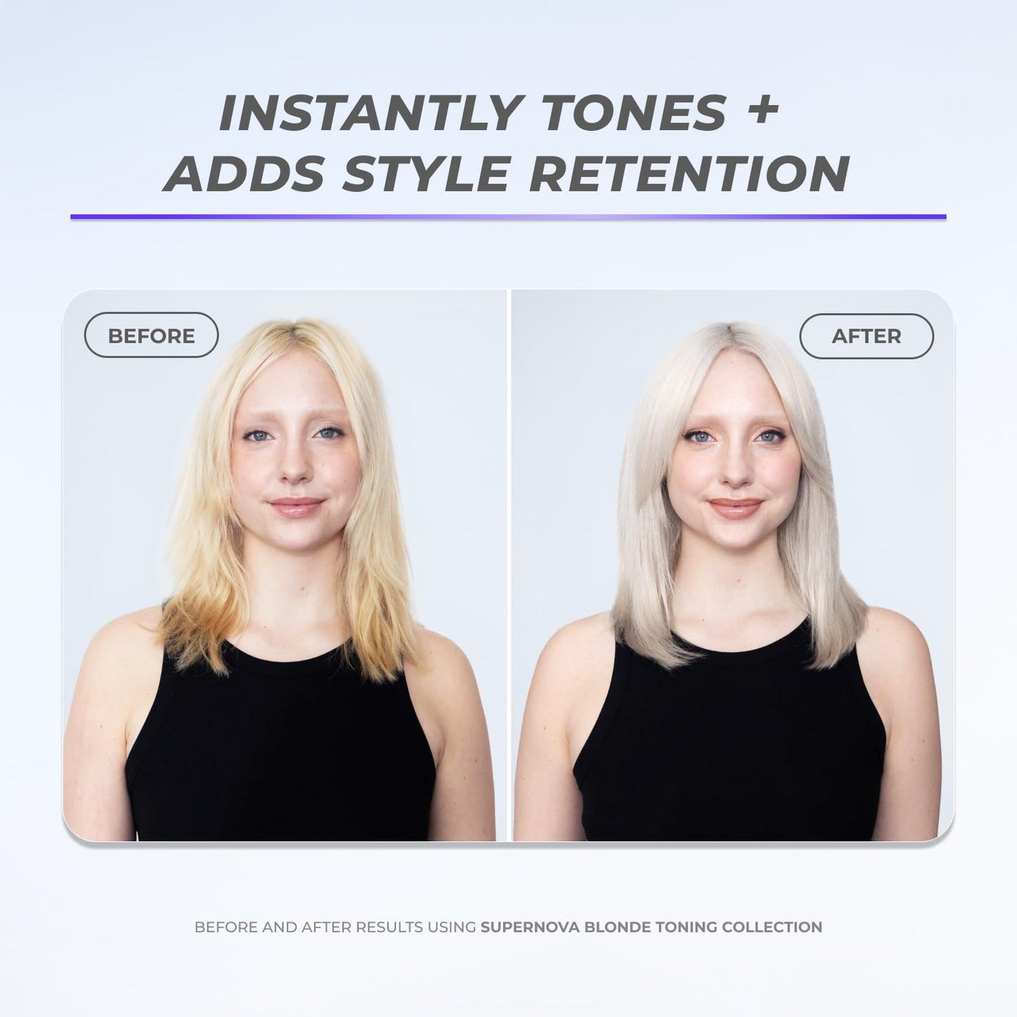 XMONDO Hair Supernova Blonde Toning Leave-In Foam, Vegan Formula Hair Toner Foam for Reducing Brassy and Yellow Tones on Blonde, Highlighted, and Gray Colors, 6.7 Fl. Oz