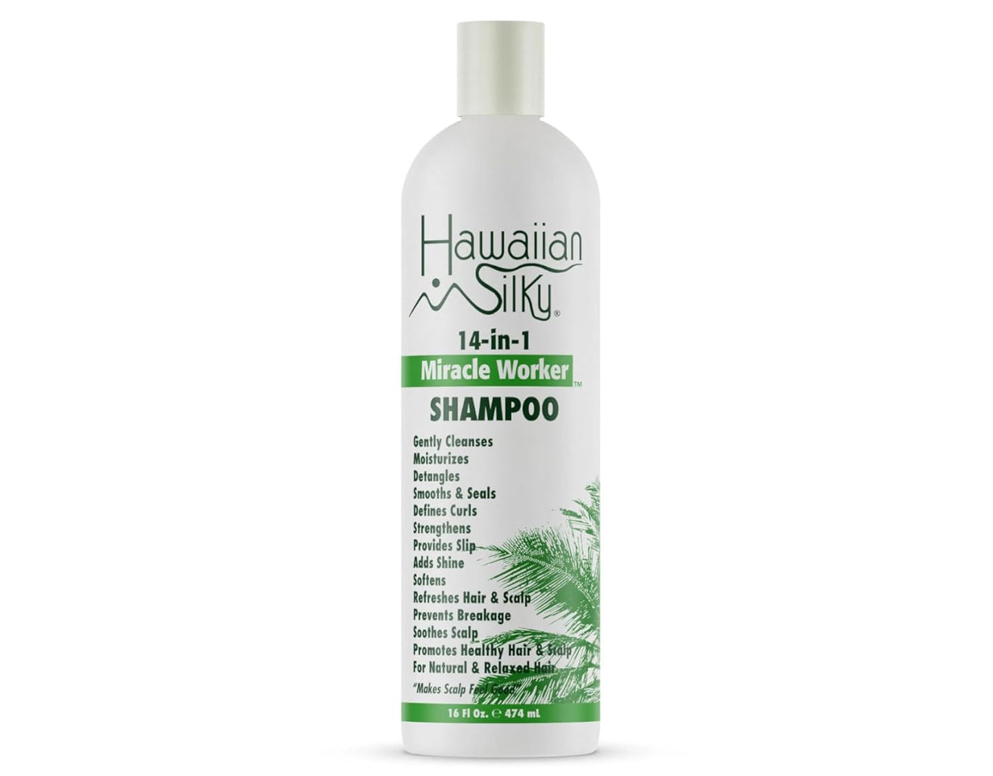 Hawaiian Silky 14-in-1 Miracle Worker Hair Care Set - Shampoo, Conditioner & Activator Spray | 16 Fl Oz Each