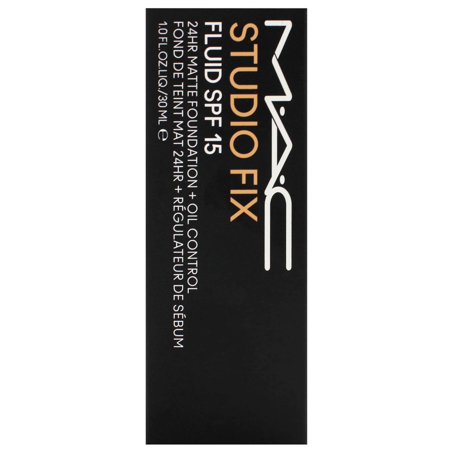 MAC Studio Fix Fluid Foundation - 24Hr Matte Finish with SPF 15 | Oil Control, NC37 - 1 oz