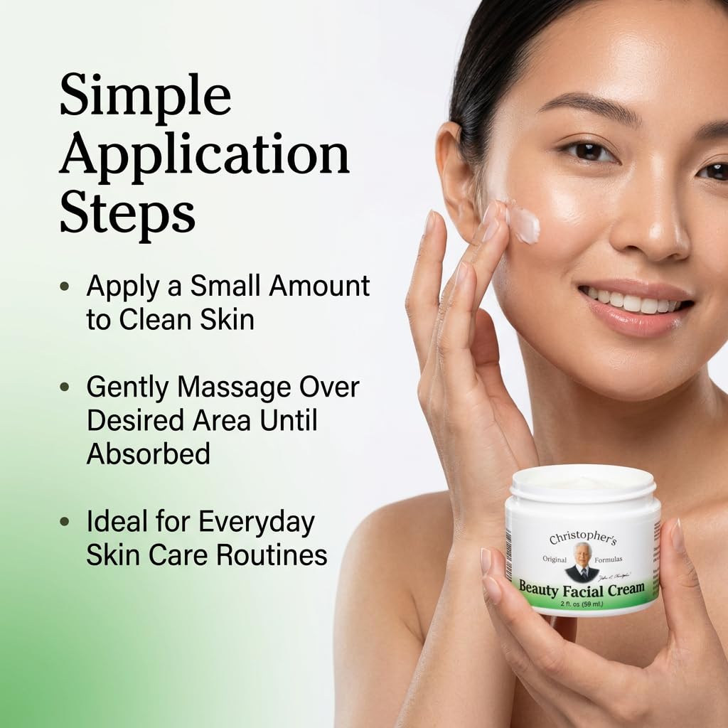 Beauty Facial Cream - Hydrating Anti-Aging Formula | 2 oz (2 Pack)