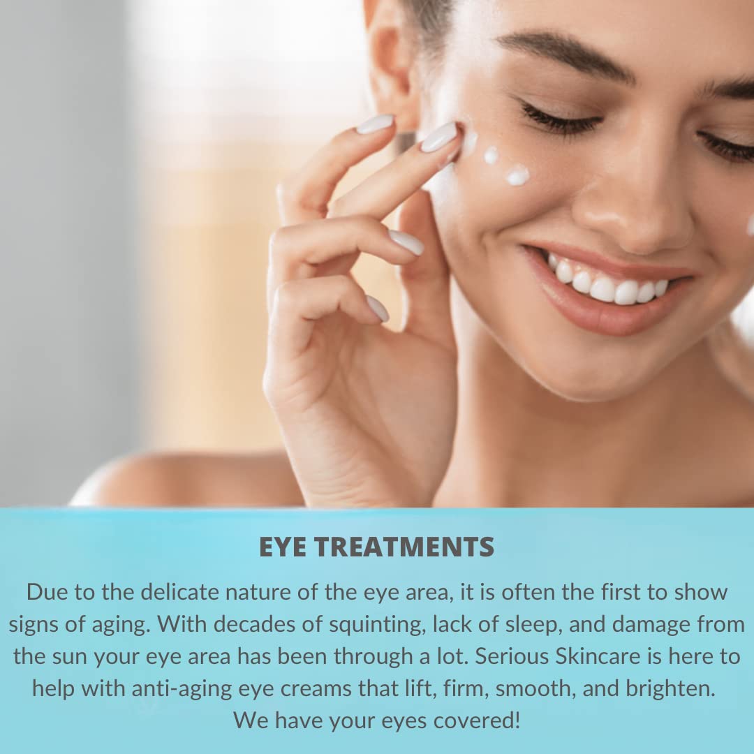 Serious Skincare Retinol A Eye XR Under Eye Cream - Reduce Fine Lines & Dark Circles | 0.5 oz Anti-Aging Treatment