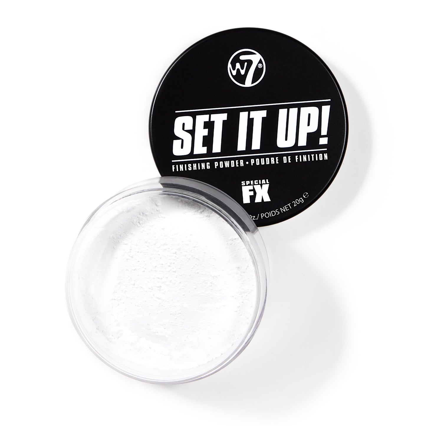 W7 Set It Up Loose Setting Powder & Precision Puff – Translucent, Feather-Light Finishing Powder & Soft Puff for a Flawless, Matte Finish – Easy, Mess-Free Application for Every Makeup Lover!