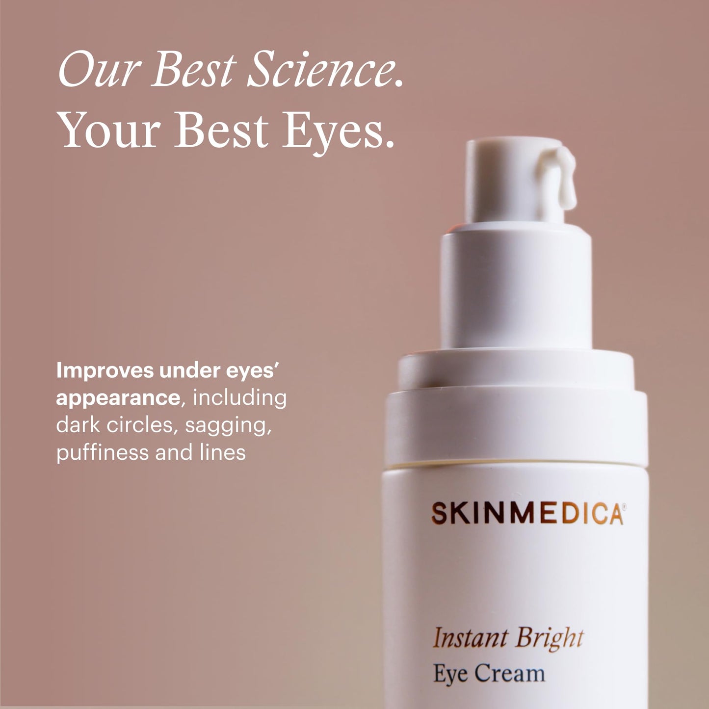 SkinMedica Instant Bright Eye Cream - Advanced Eye Cream to Help Reduce the Appearance of Wrinkles, Dark Circles, Puffiness & Fine Lines - Enriched with Hyaluronic Acid & Antioxidants (0.5 Oz)