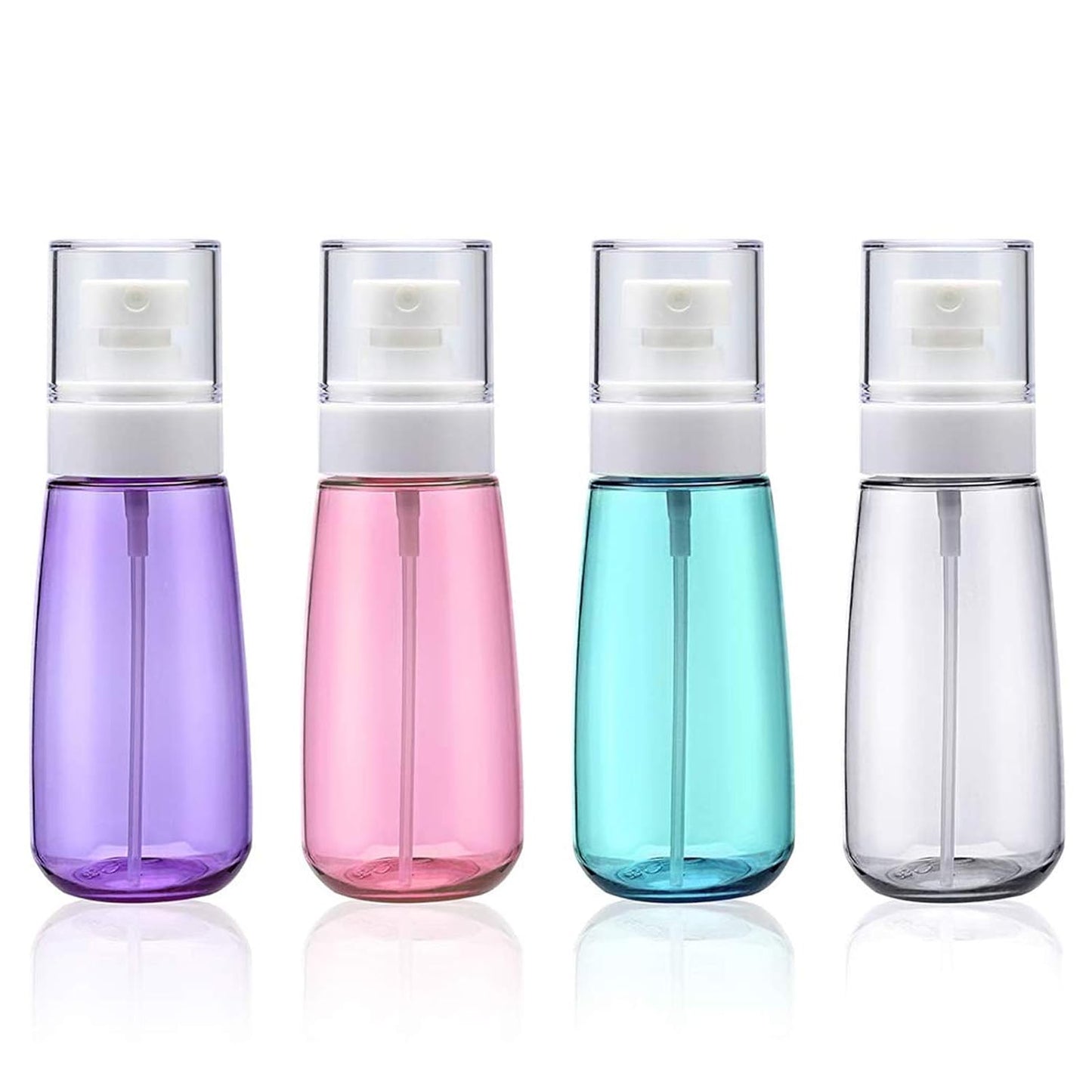 Cosywell Fine Mist Spray Bottle TSA Approved 3.4oz/ 100ml Empty Cosmetic Refillable Travel Containers Plastic Hair Spray Bottle Sprayer for Perfume Skincare Makeup Lotion (3color)