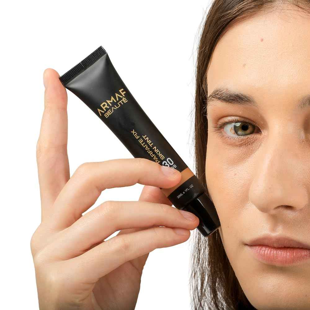 Armaf Beauté Parfaite Fix - Skin Tint | Tinted Moisturizer with Spf 30 For Sun Protection | Semi Matte Finish | Warm Beige, 30 ml/1 fl.oz
