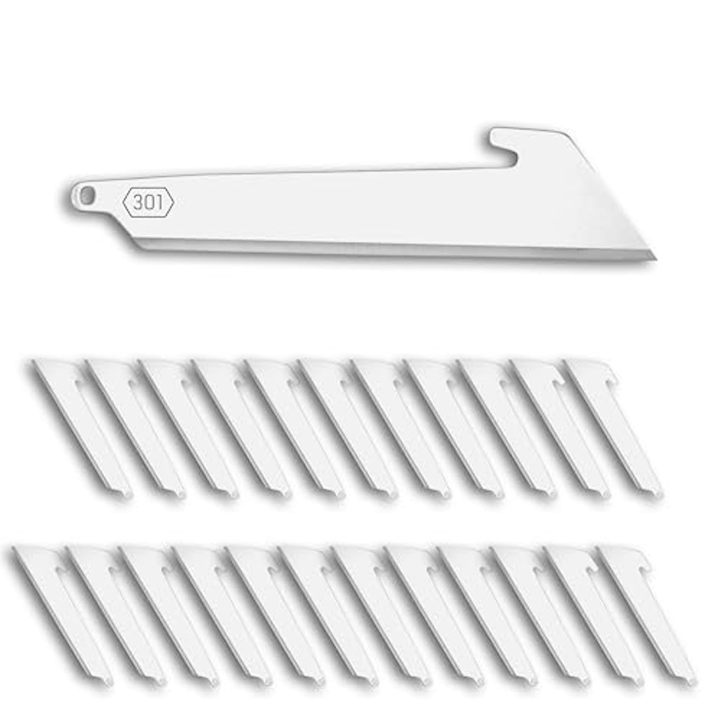 OUTDOOR EDGE RazorSafe 3" Utility | 24 Value Pack of Stainless EDC Utility Blades | Compatible with Outdoor Edge 3" Razor Blade Knives | Perfect for Work & Everyday Carry