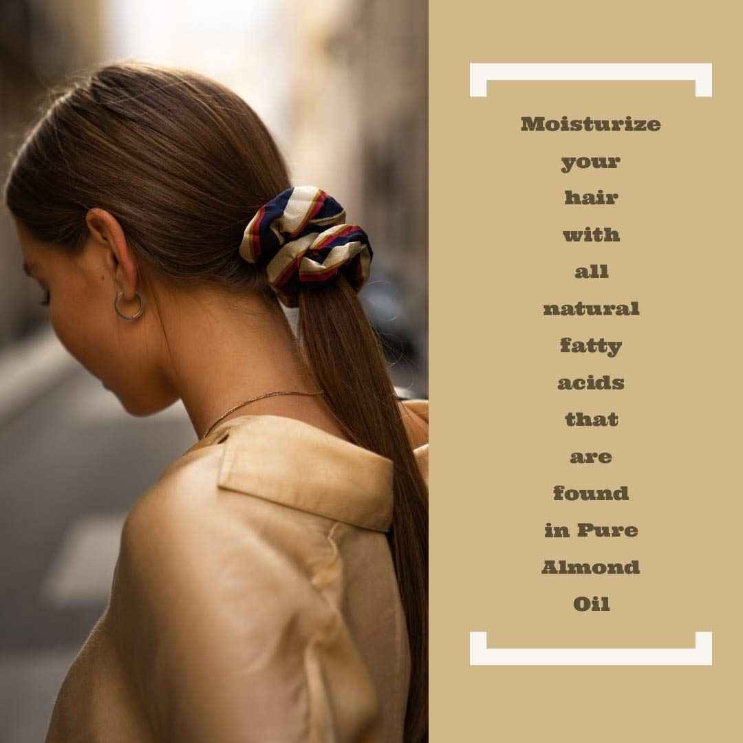 dève herbes Almond Oil (Prunus dulcis) with Glass Dropper | Cold Pressed | Pure | Natural | For Diluting Essential oils | For Skin & Massage | Non-Sticky | Lightweight | Unisex | 100ml (3.38 oz)