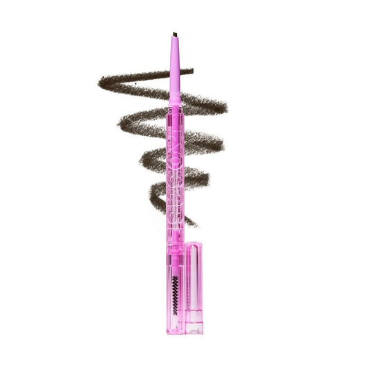Kosas Brow Pop Eyebrow Pencil – Brow Pencil with Spoolie, Brown Black