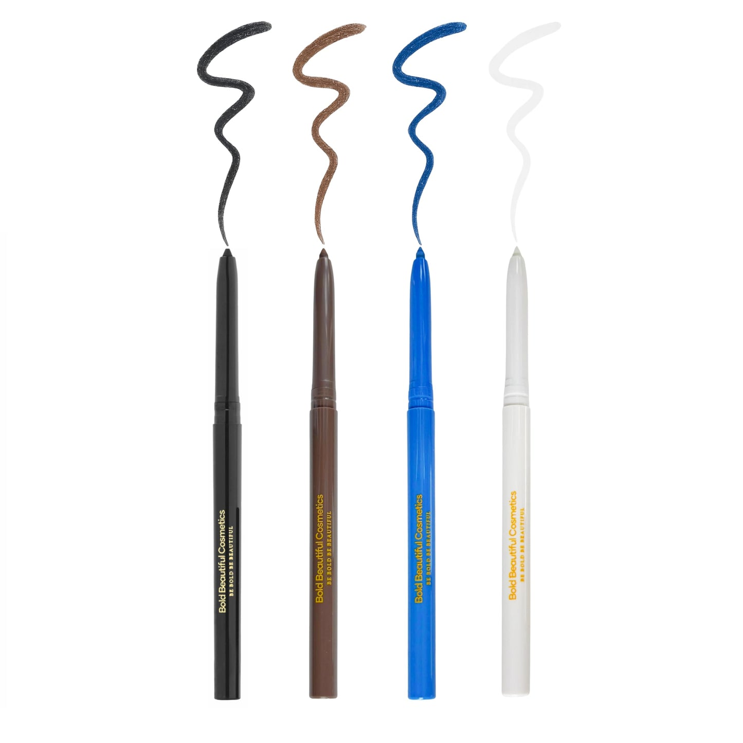 Bold Beautiful Cosmetics Black Eyeliner Pencil Waterproof Pencil Eyeliner, 0.01 oz