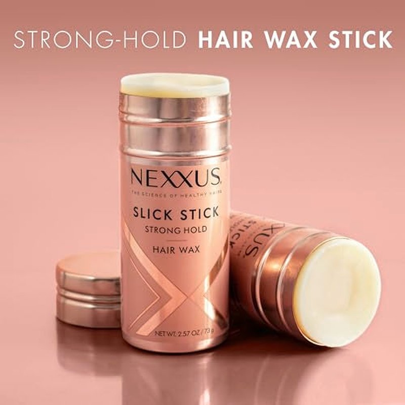 Nexxus Strong Hold Hair Wax Slick Stick for Slicked-Back Look with StyleProtect Technology 2.33 oz