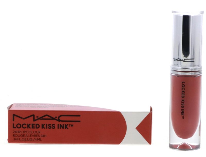 MAC Locked Kiss Ink 24HR Lipcolour | Long-Lasting Light Pinky Nude Lipstick - 0.14 fl oz / 4 mL