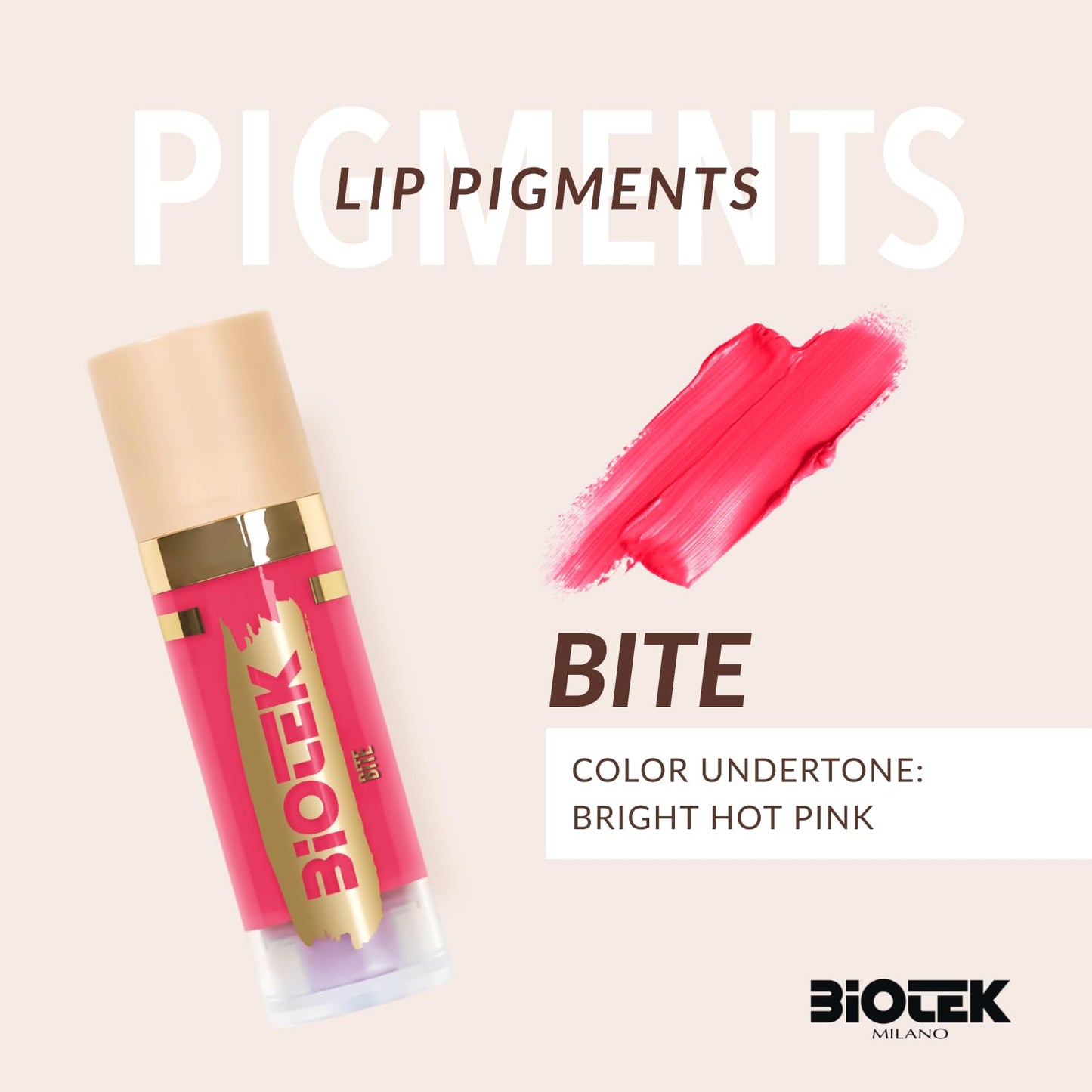 Biotek Lip Pigment for Permanent Makeup - Bright Cherry Color for Lip - Made in Italy - Dream 0,61 fl.oz.