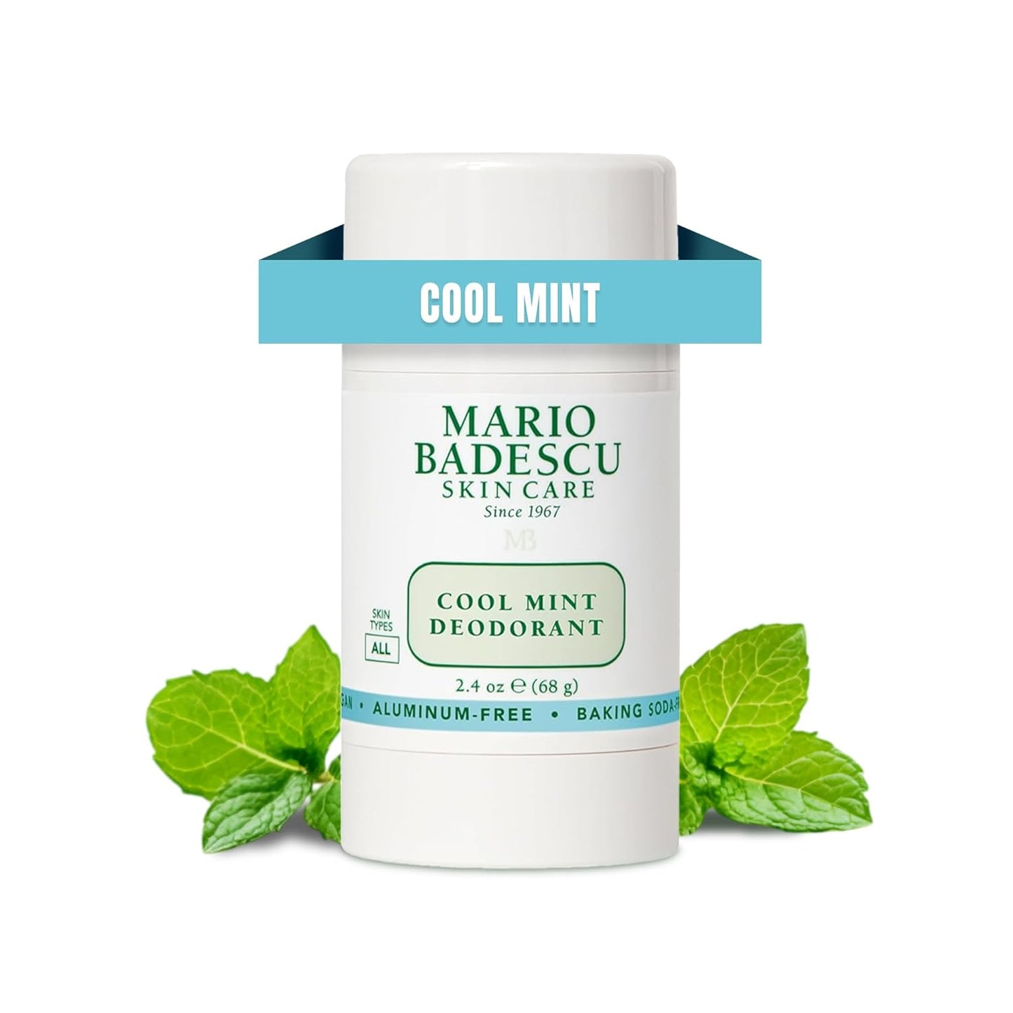 Mario Badescu Aluminum-Free Deodorant - Baking Soda & Paraben-Free | All-Day Odor Protection for Men & Women
