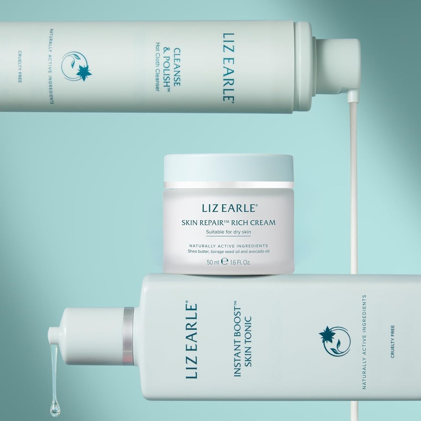 Liz Earle Skin Repair Rich Face Cream & Hydrating Moisturizer, 50 ml