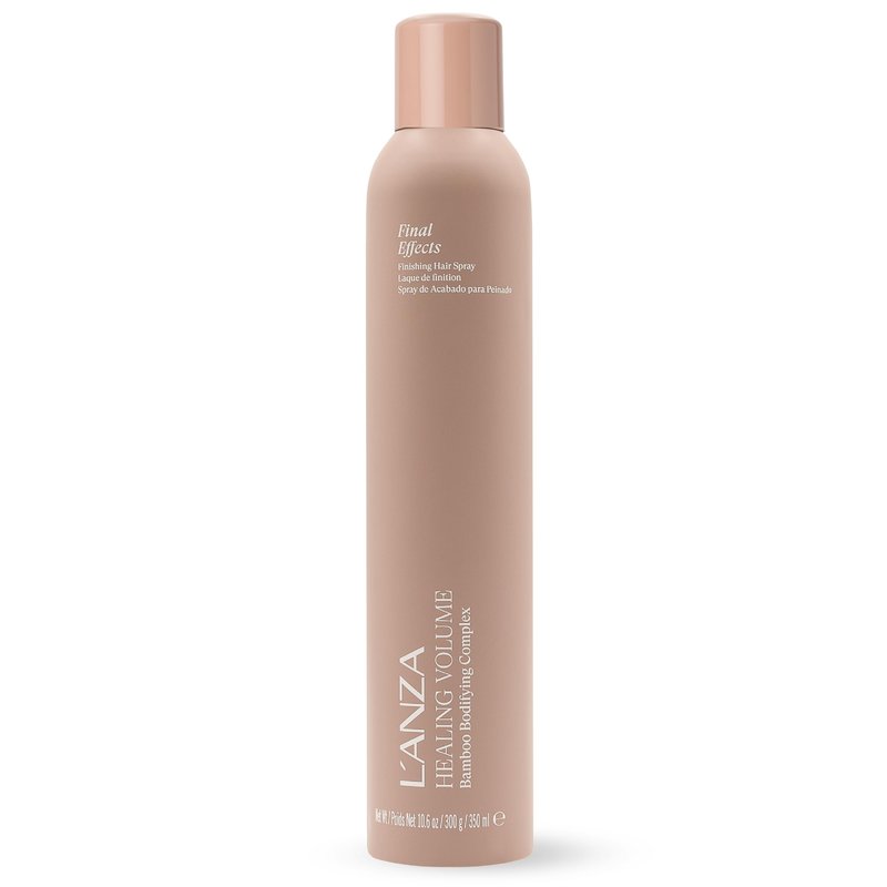 L'ANZA Healing Volume Final Effects Hairspray For Flat Fine Hair, Firm Hold Texture Spray, Long-Lasting Volume, Humidity Resistant, Anti-Frizz, Heat Protection, Color Safe, Sulfate Free (10.6 Fl Oz)