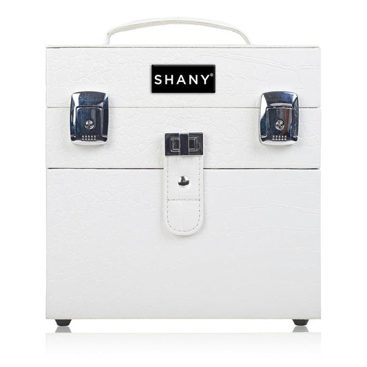 SHANY Makeup Travel Case - Versatile Organizer for Makeup & Nail Accessories | White Lily