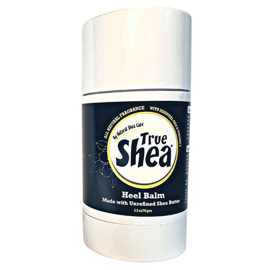 True Shea All-Natural Heel Balm, Foot Balm For Cracked Heel and Dry Feet, Moisturizer Made From Unrefined Shea Butter, Essential Oils and Vitamin E, 2.5 oz