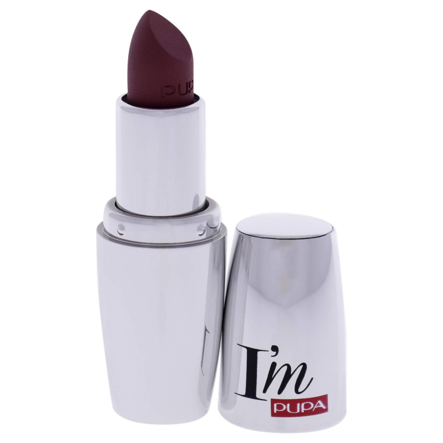 PUPA Milano I Am Matt Pure Colour Lipstick - Dresses Lips In Full, Deep Color - Matte, Velvety And Extremely Sensory Feel - Glides On Without Weighing Lips Down - 051 Blue Fuchsia - 0.123 OZ