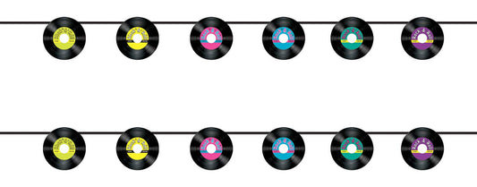 Beistle Records Streamers 2 Piece, 7" x 8', Multicolored