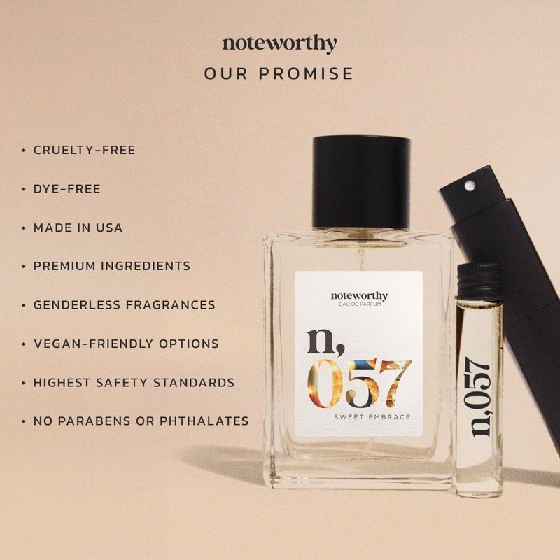 Noteworthy Eau De Parfum - Long-Lasting Vanilla & Passionfruit Scent | Unisex Travel Size Fragrance