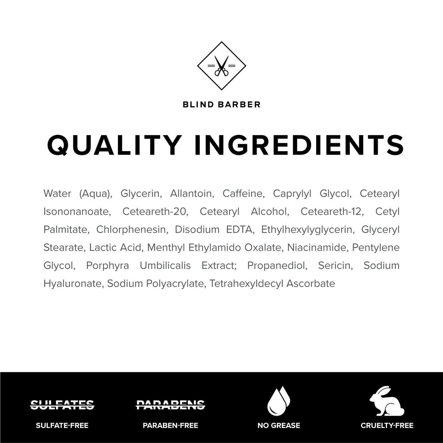 Blind Barber triRescue Eye Cream for Men - Formulated with Caffeine, Niacinamide & Allantoin to Illuminate & Awaken Under Eyes & Combat Dark Circles (0.5oz)