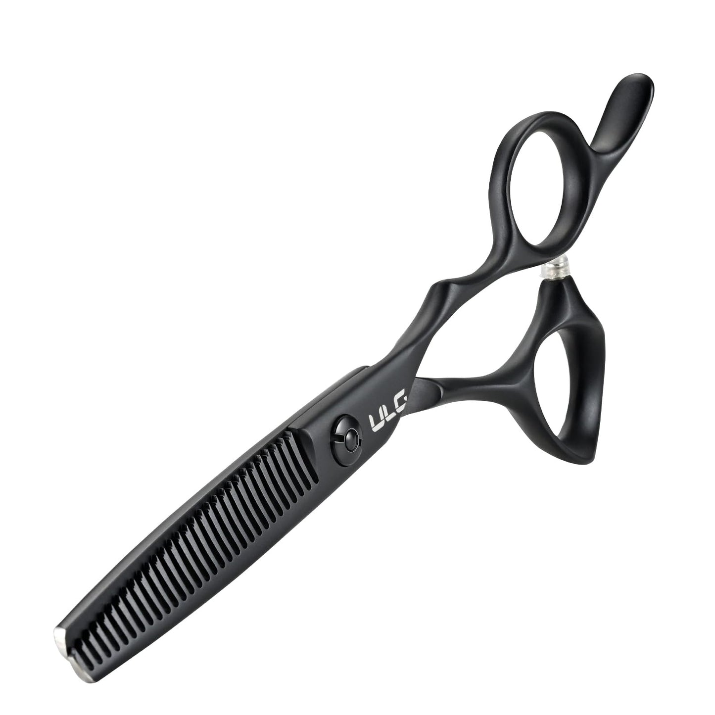 ULG Texturizing Shears – Professional Stainless Steel, 30-Teeth Thinning Scissors, Teflon Coated, Deer Tooth Blades for Precise Thinning and Layering, Ideal for Stylists and Barbers