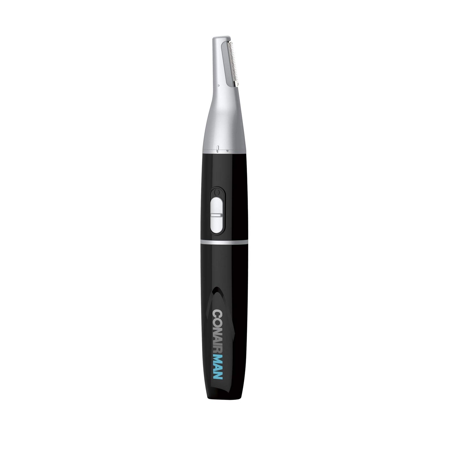 ConairMAN All-in-One Personal Trimmer for Men, for Nose, Ear, Eyebrows and Sideburns Hair Trimmer, 4 piece Men's Grooming Kit, Lithium Battery-Powered