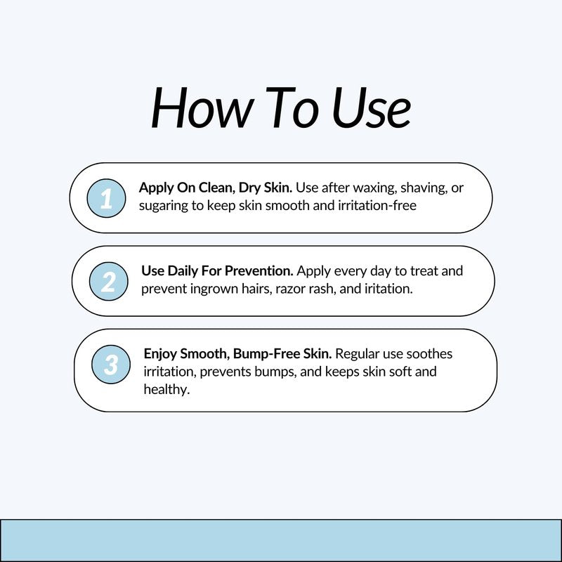Ingrown Hair Treatment Roll-On for Waxing and Shaving | Razor Burn and Razor Bumps Treatment for Women and Men | Ingrown Hair Serum and Dark Spot Remover for Private Area | Get The Bump Outta Here!