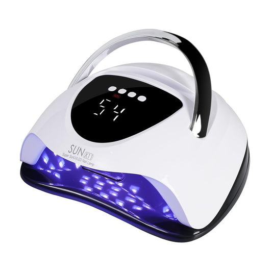 WEVILI Professional 288W UV/LED Nail Lamp with Smart Sensor, 63 LED Beads UV Light for Gel Nails, 4 Timer Settings, Portable Handle Fast Curing Gel Nail Dryer for Gel Polish, Salon & Home Use