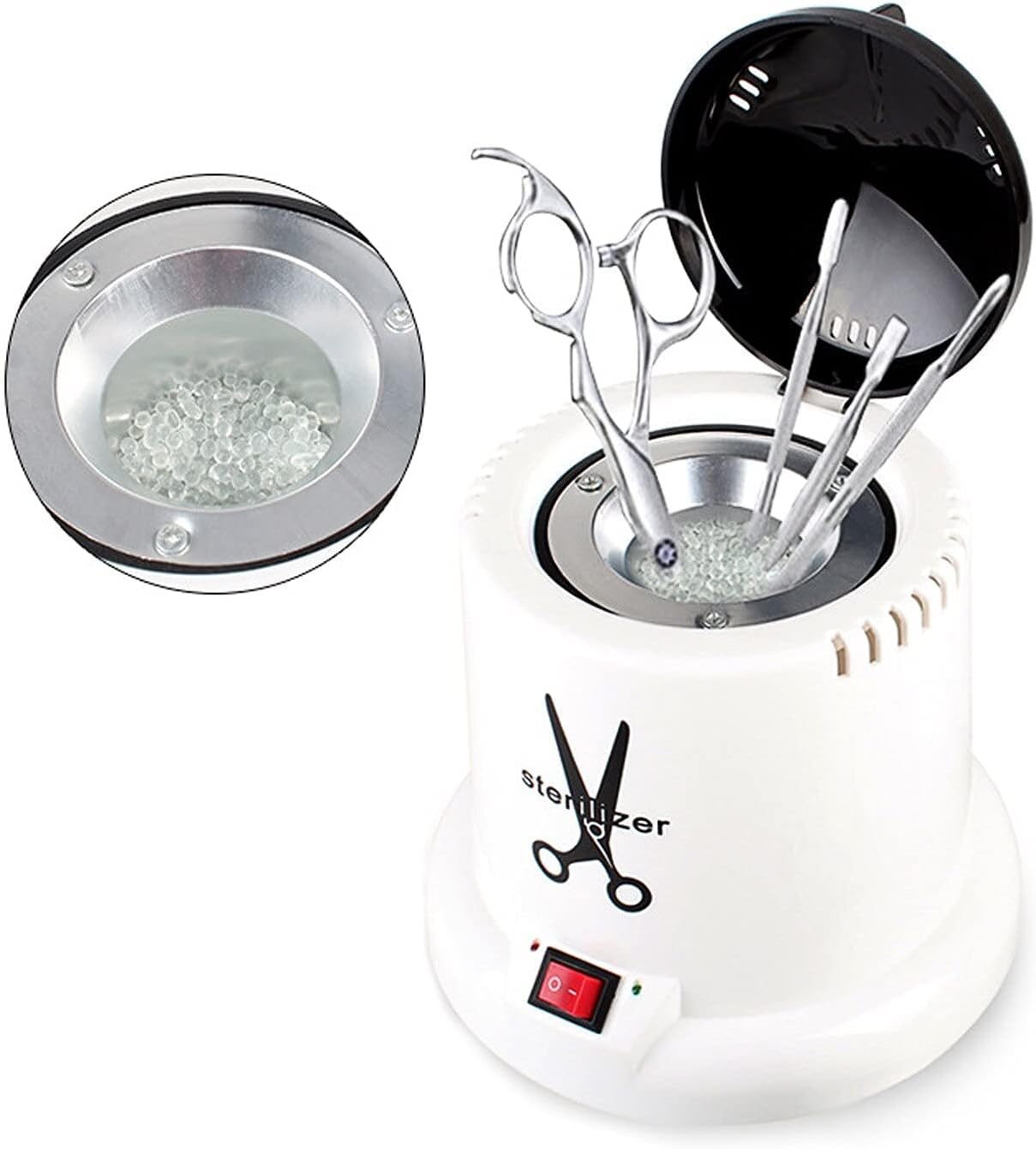 Nail Tools Cleaner - High-Temperature Pot for Scissors, Tweezers & Clippers | Ideal for Nail & Hair Salons