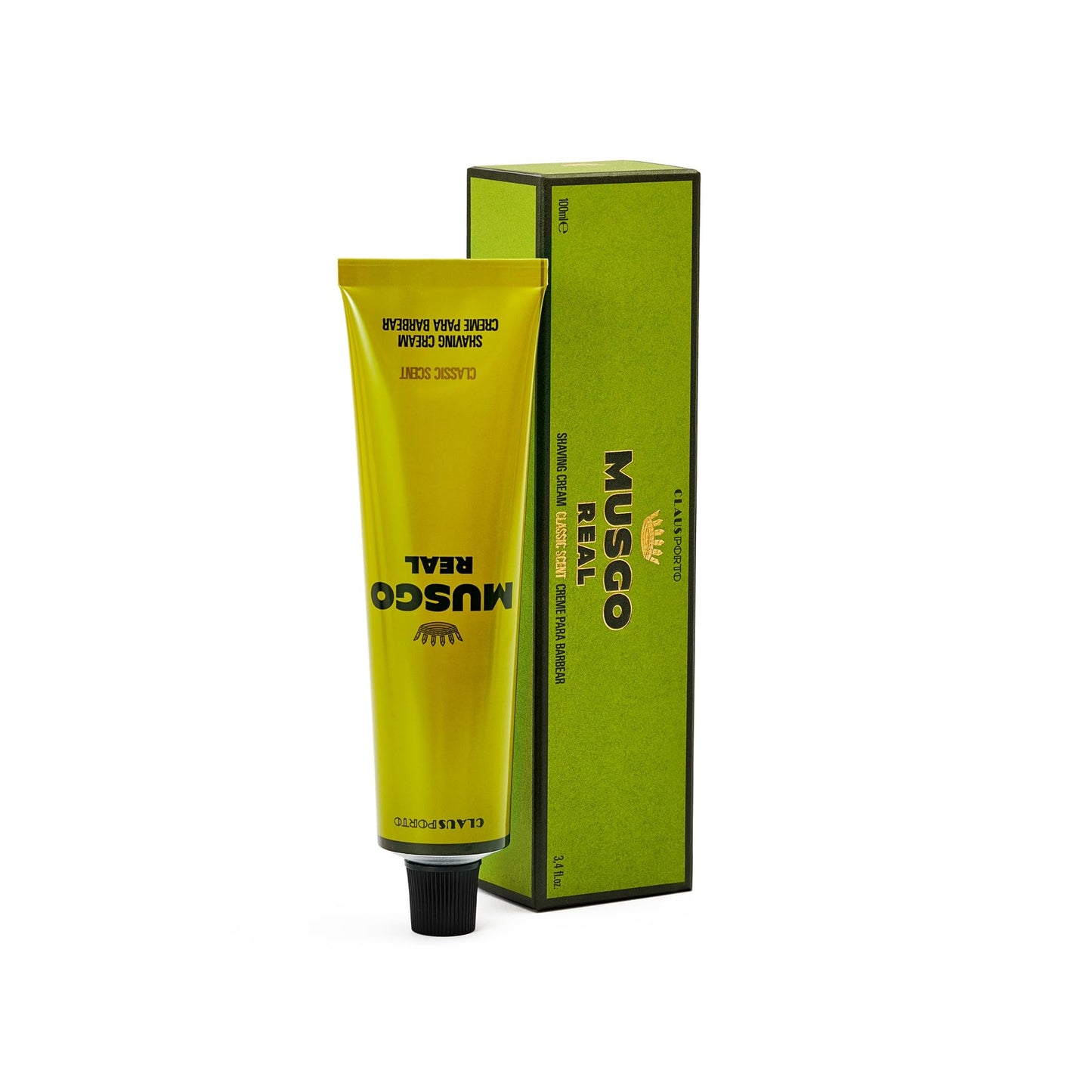 Claus Porto - Musgo Real Shaving Cream Classic Scent (100 mL | 3.4 fl oz)
