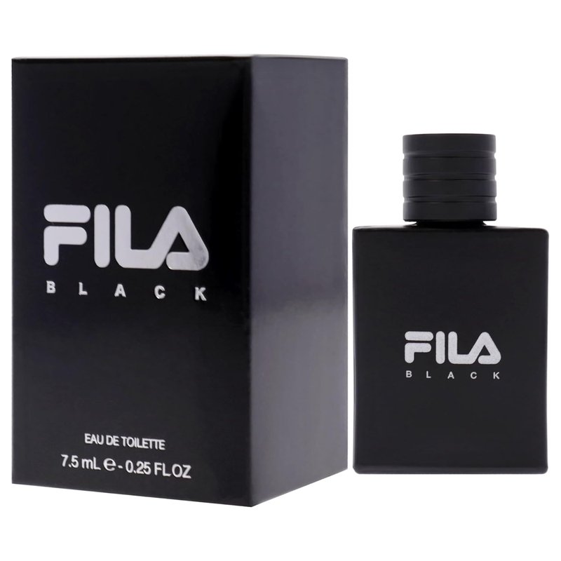 Fila Men's Black EDT Spray - 7.5 ml Mini Fragrance | Fresh & Invigorating Scent