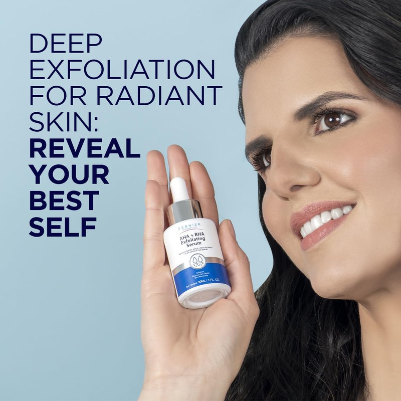 Dernier Exfoliating Serum | AHA + BHA 0.5% for Hyperpigmentation & Pore Minimizing - 1 fl oz