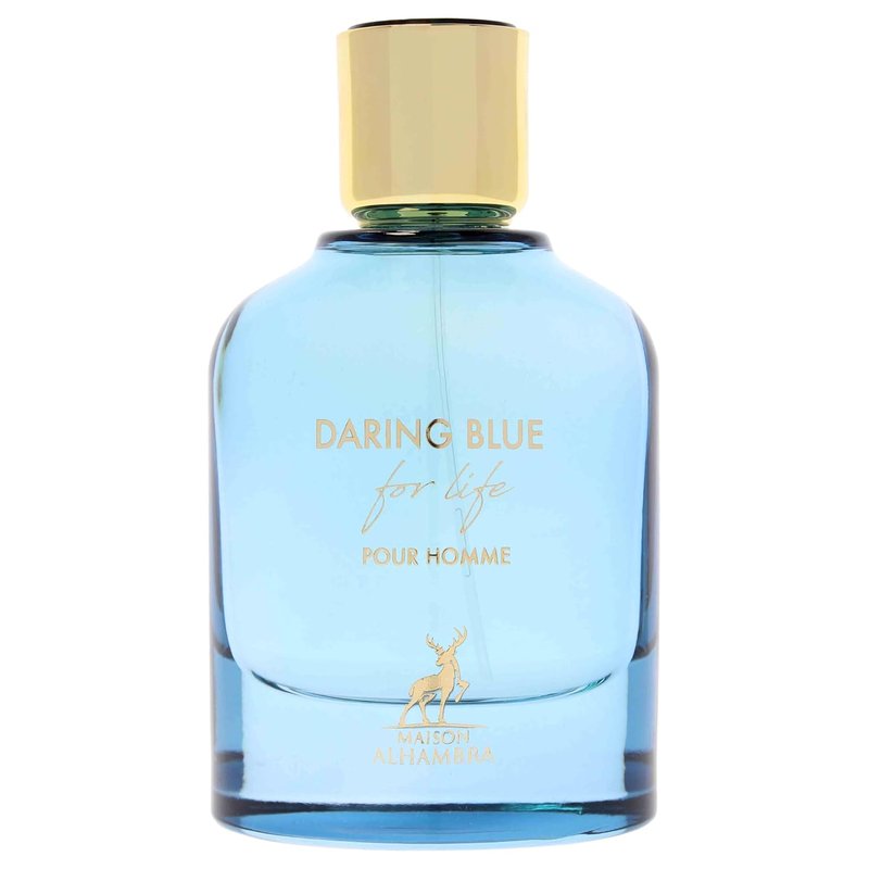 Maison Alhambra Daring Blue For Life - 3.4 oz Men's EDP Spray | Long-Lasting Fragrance