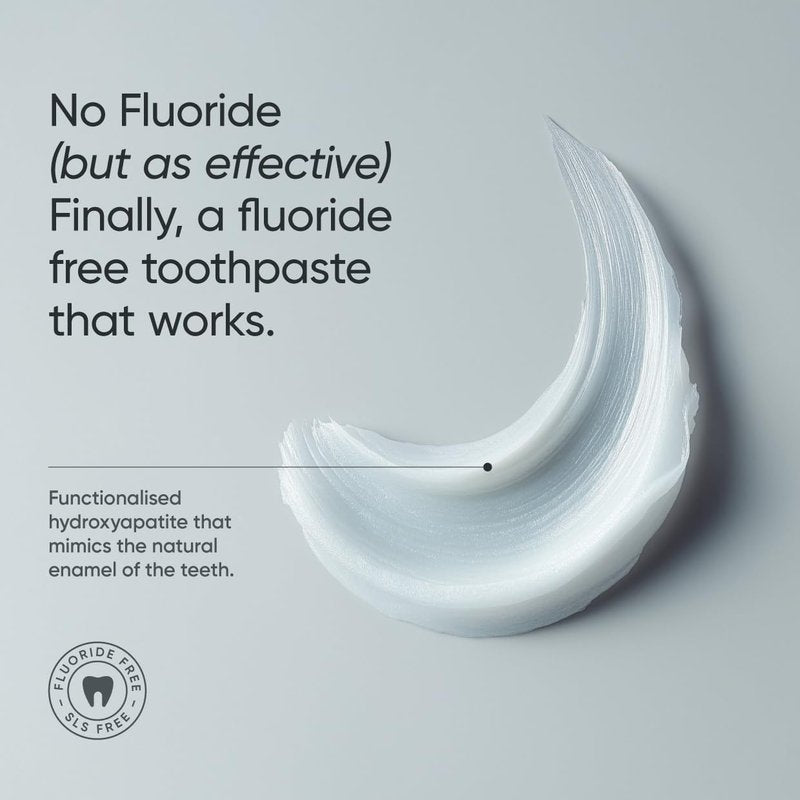 Gutology Natural Probiotic Toothpaste - Fluoride-Free Remineralizing Formula for Sensitive Teeth | Wild Mint Flavor, 5.5 Fl Oz
